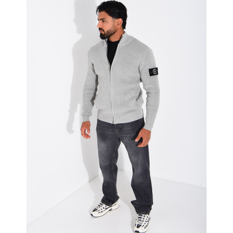Gilet côtelé