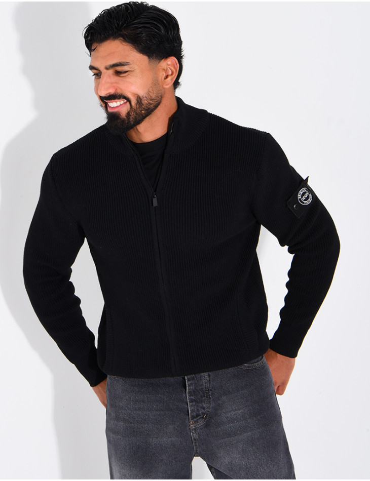 Gilet côtelé