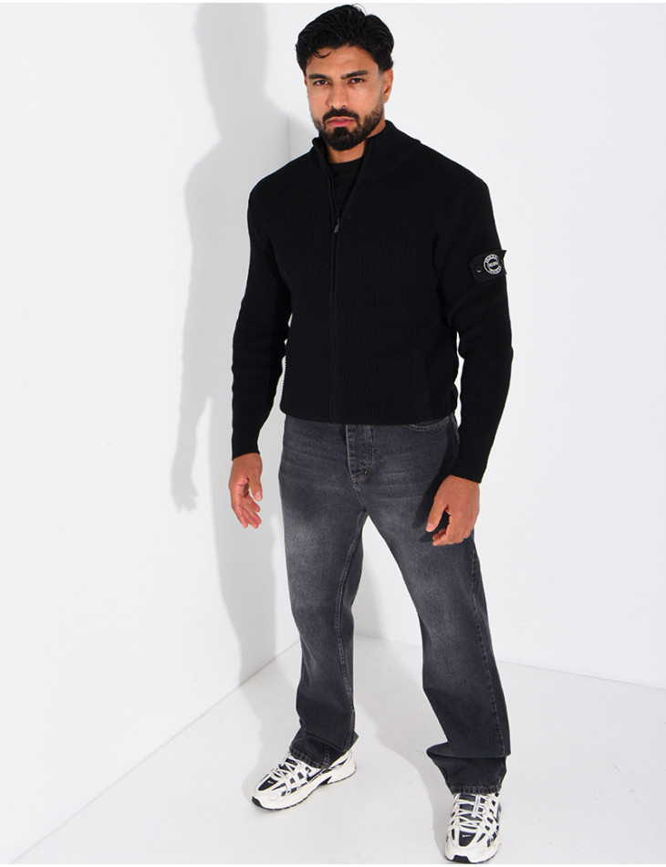 Gilet côtelé