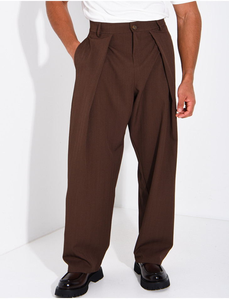 Pantalon Homme coupe large
