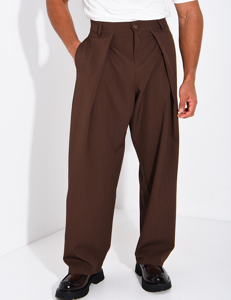 Pantalon Homme coupe large