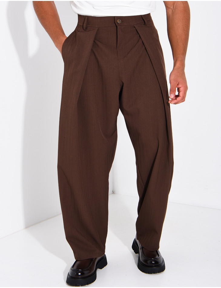 Pantalon Homme coupe large