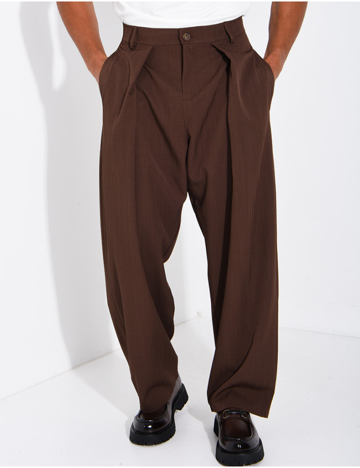 Pantalon Homme coupe large