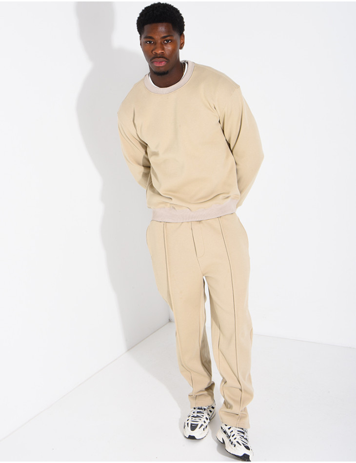 Ensemble pantalon et sweat col rond