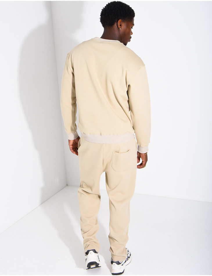 Ensemble pantalon et sweat col rond