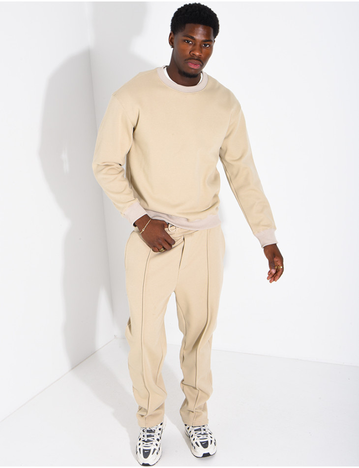 Ensemble pantalon et sweat col rond