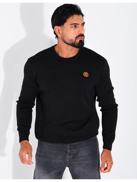 Pull avec lettre H