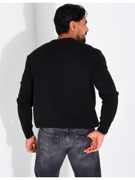 Pull avec lettre H