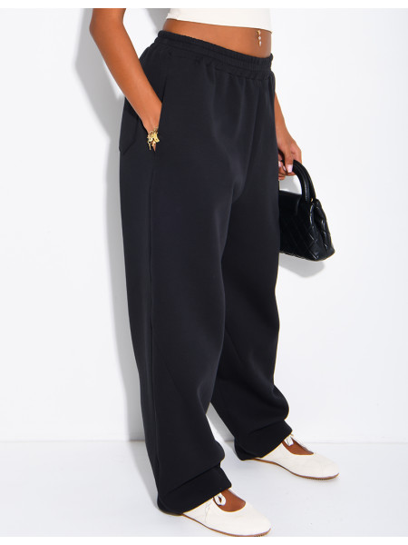 Oversized barrel-cut jogging trousers