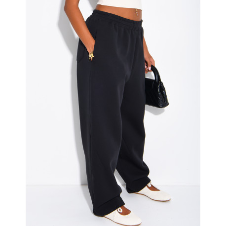 Oversized barrel-cut jogging trousers
