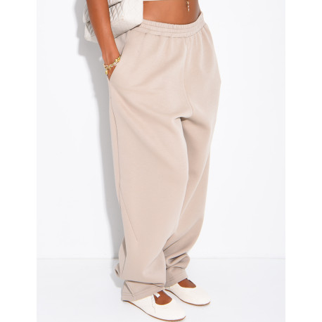Oversized barrel-cut jogging trousers