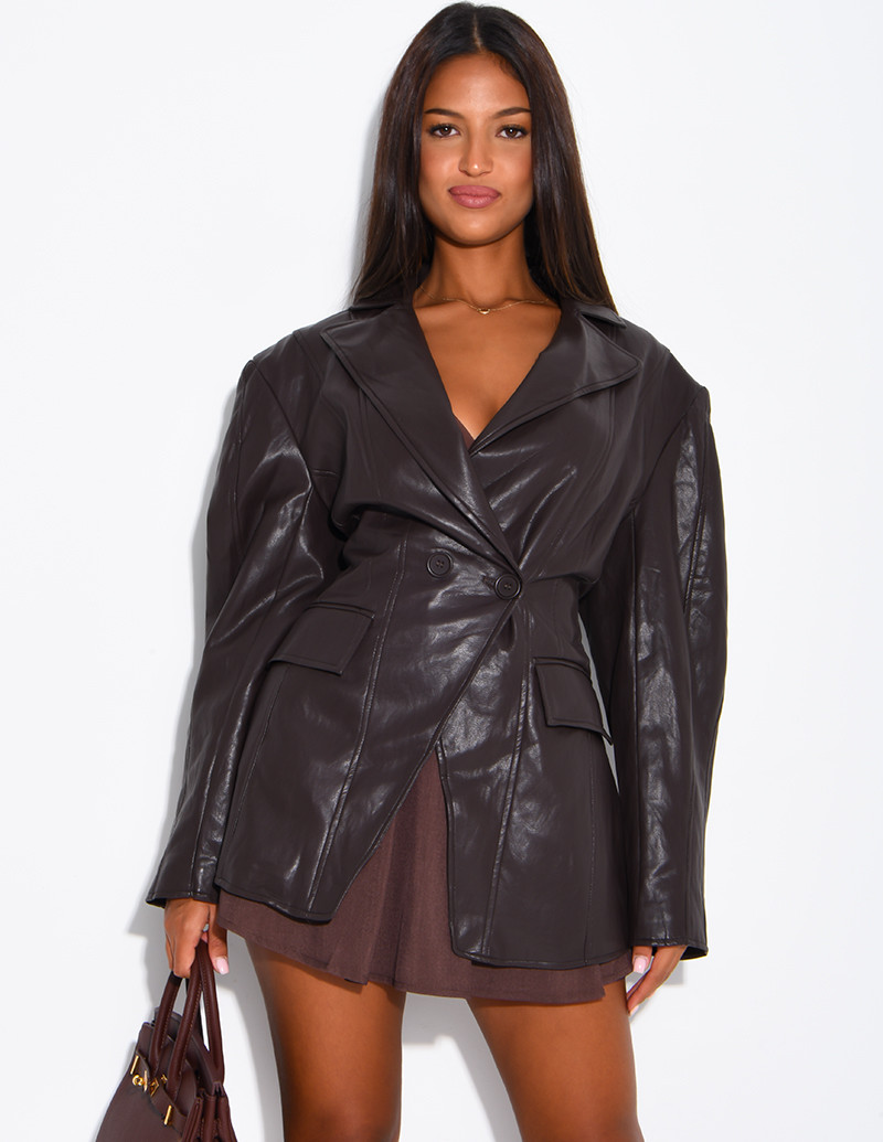 Taillierter Blazer aus...