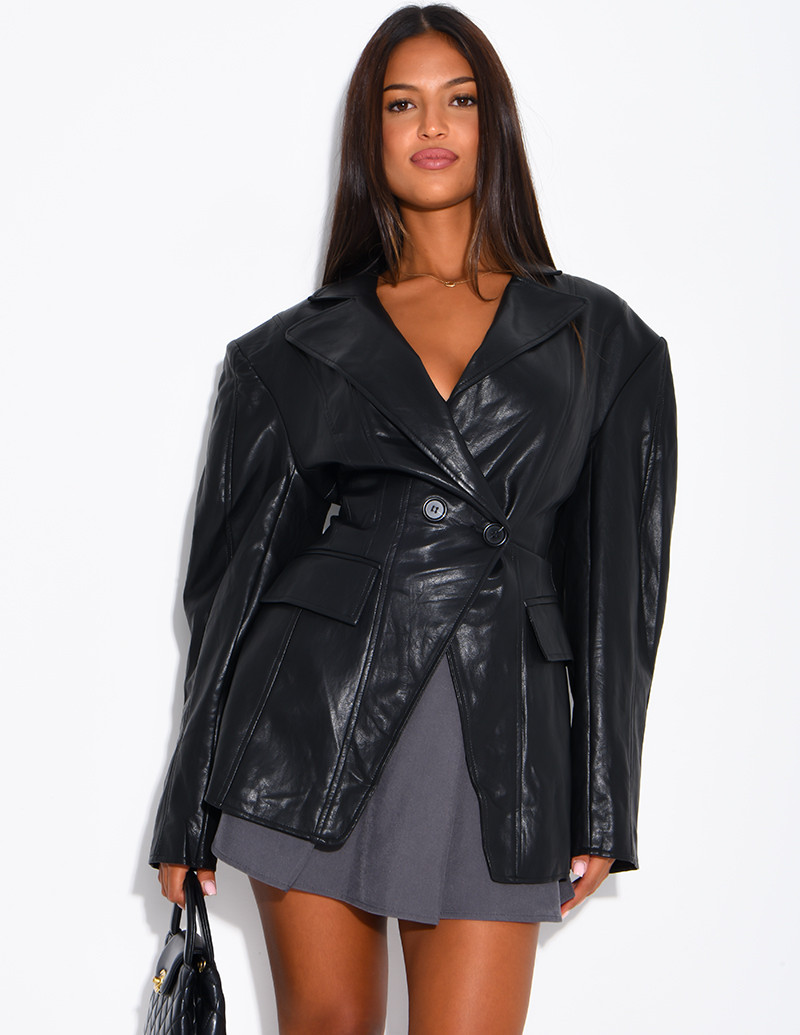 Taillierter Blazer aus...
