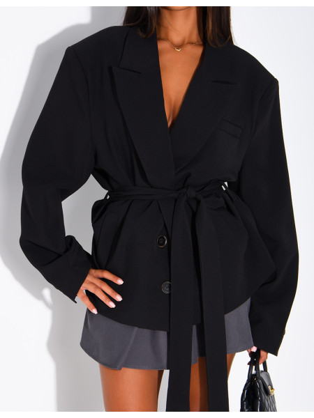 Blazer mit Gürtel