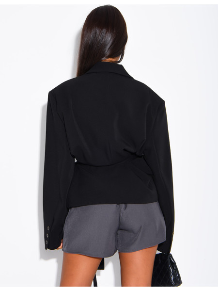 Blazer mit Gürtel