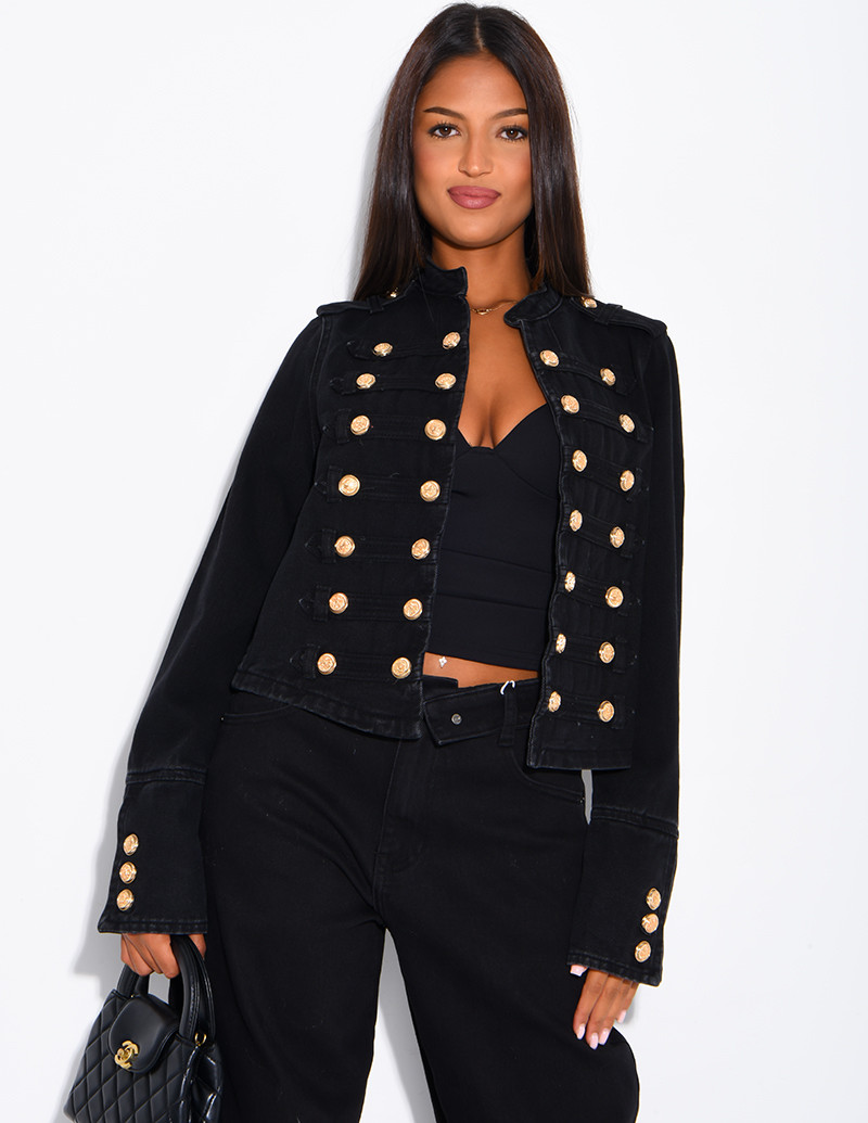Jeansjacke mit...