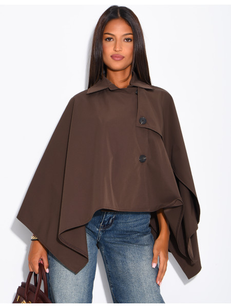 Wasserdichter Umhang im Trenchcoat-Stil