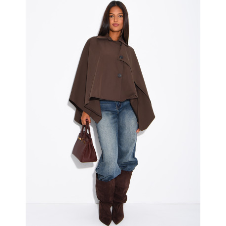 Wasserdichter Umhang im Trenchcoat-Stil
