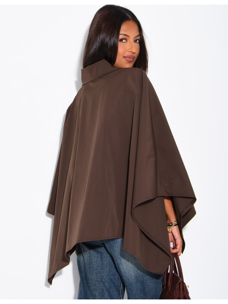 Wasserdichter Umhang im Trenchcoat-Stil