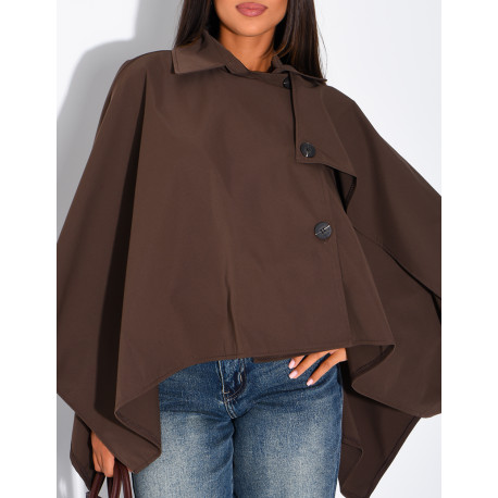 Wasserdichter Umhang im Trenchcoat-Stil
