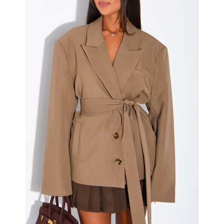 Blazer mit Gürtel