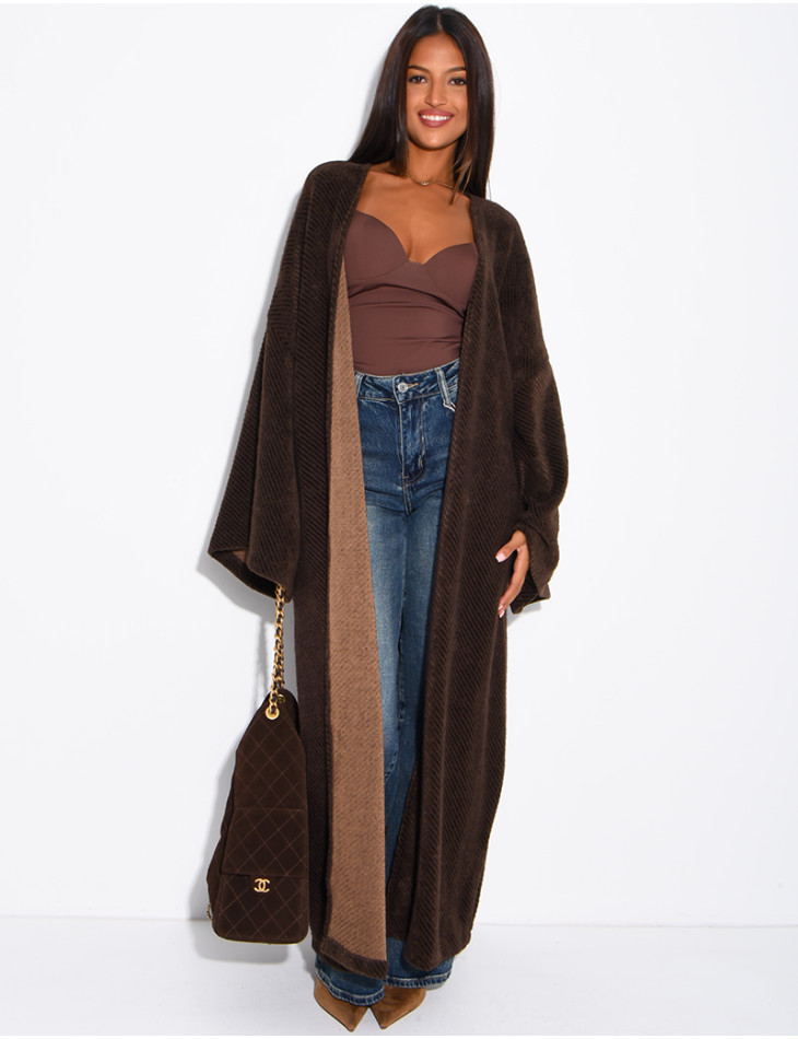 Soft oversize kimono