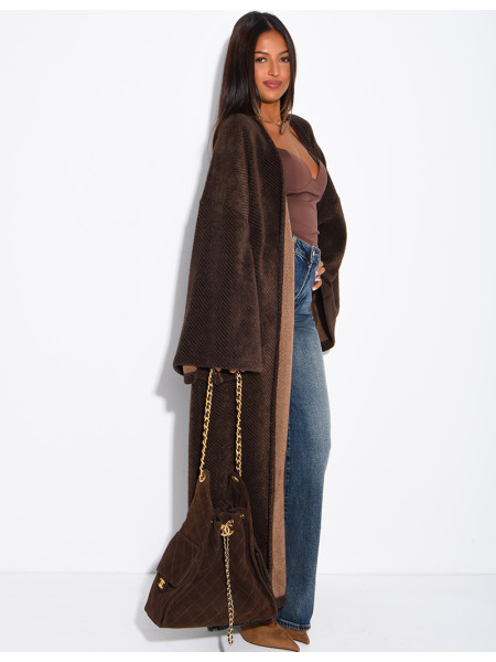 Soft oversize kimono