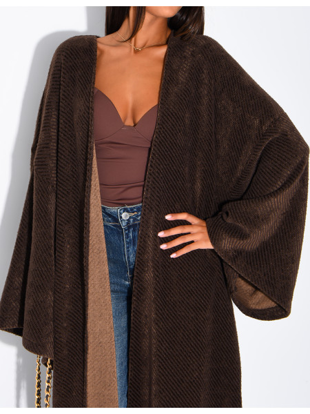 Soft oversize kimono