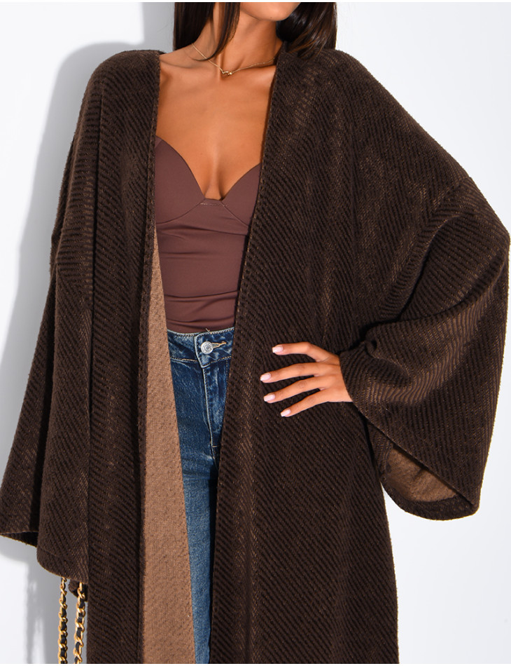 Soft oversize kimono