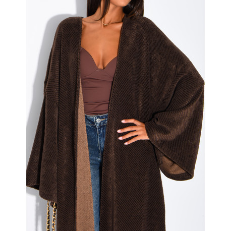 Soft oversize kimono