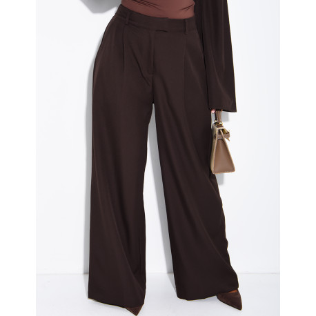 Pantalon tailleur à pinces