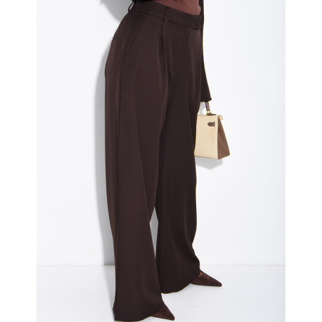 Pantalon tailleur à pinces