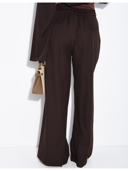 Pantalon tailleur à pinces