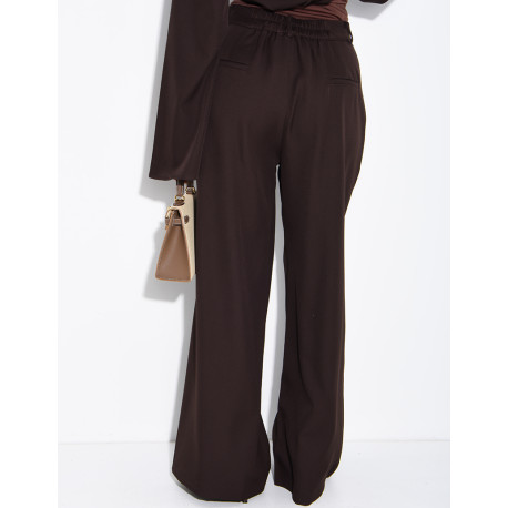 Pantalon tailleur à pinces