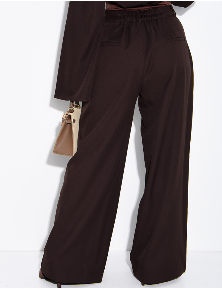 Pantalon tailleur à pinces