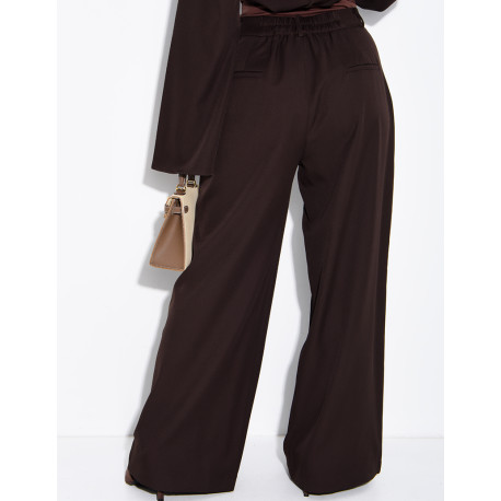 Pantalon tailleur à pinces