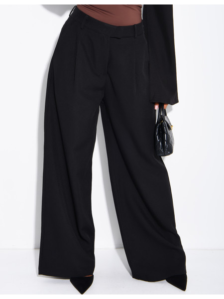 Pantalon tailleur à pinces