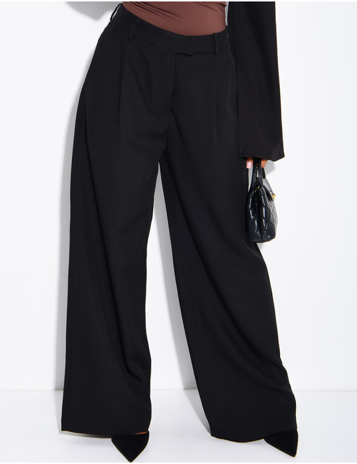 Pantalon tailleur à pinces