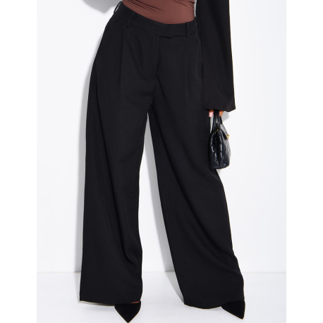Pantalon tailleur à pinces