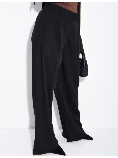 Pantalon tailleur à pinces