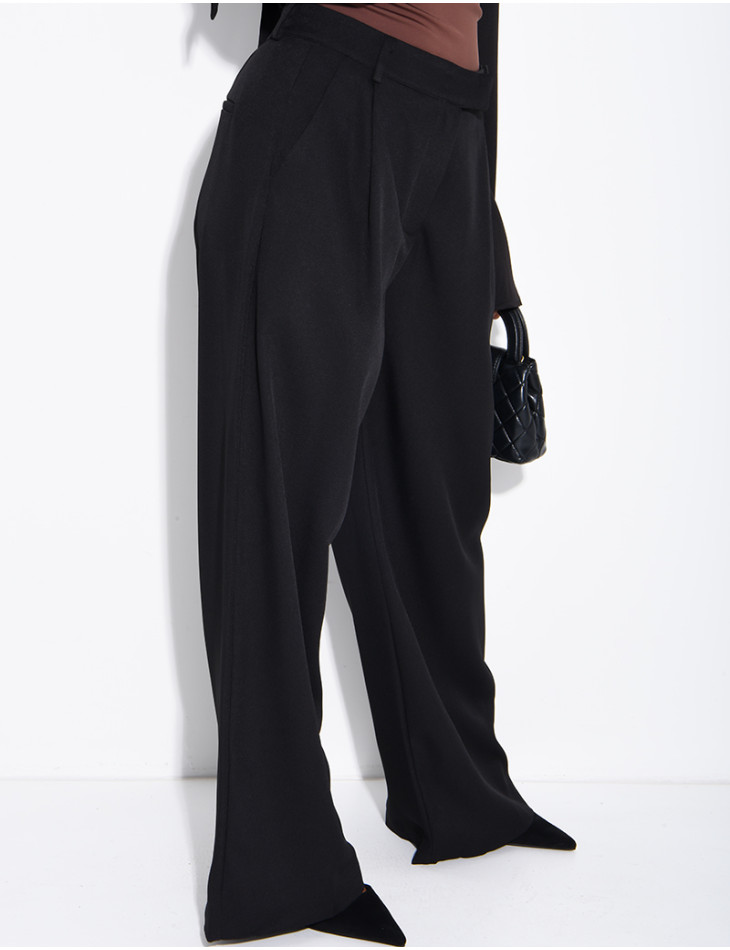 Pantalon tailleur à pinces