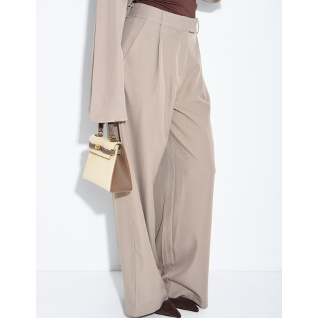 Pantalon tailleur à pinces