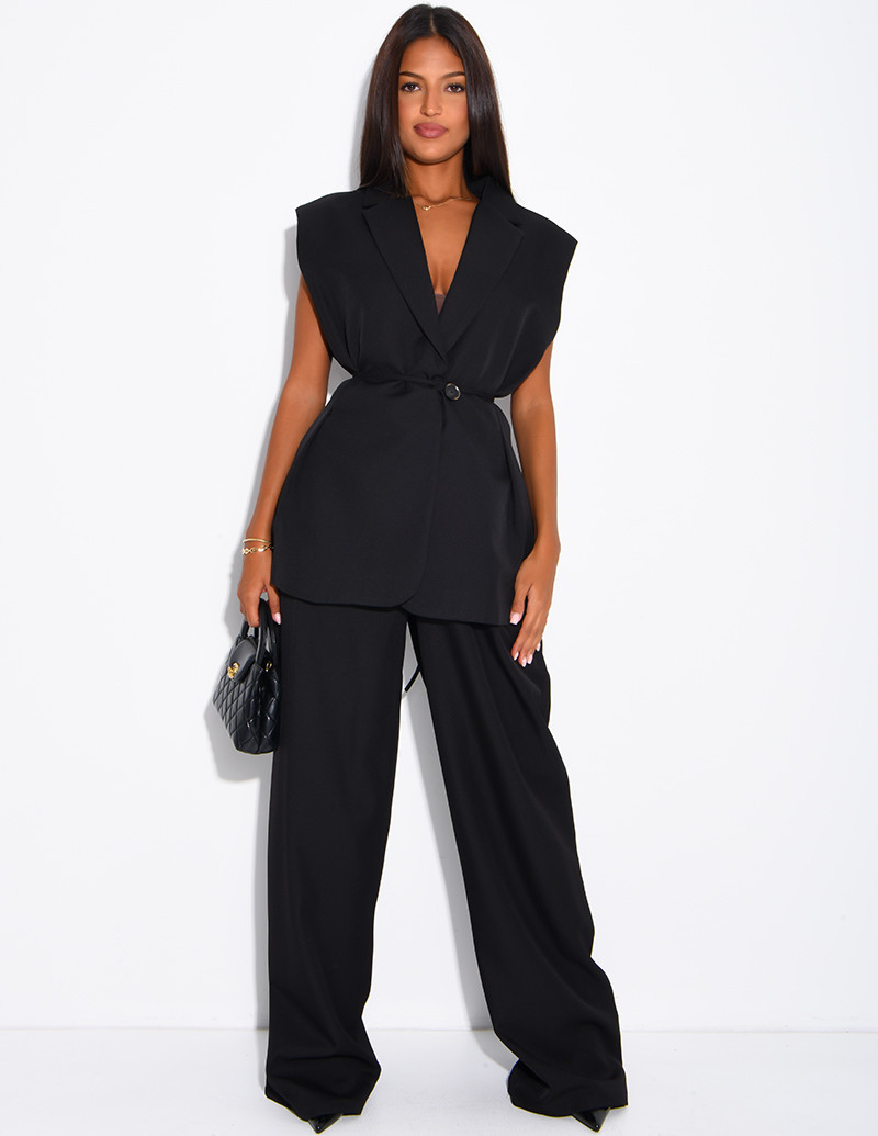 Ensemble de tailleur sans...