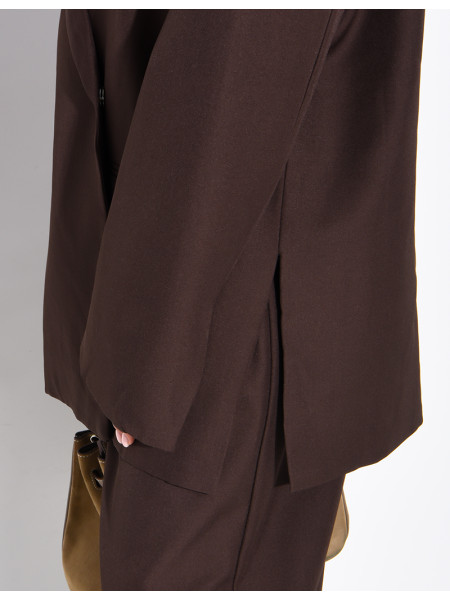 Ensemble de tailleur à blazer oversize à fentes