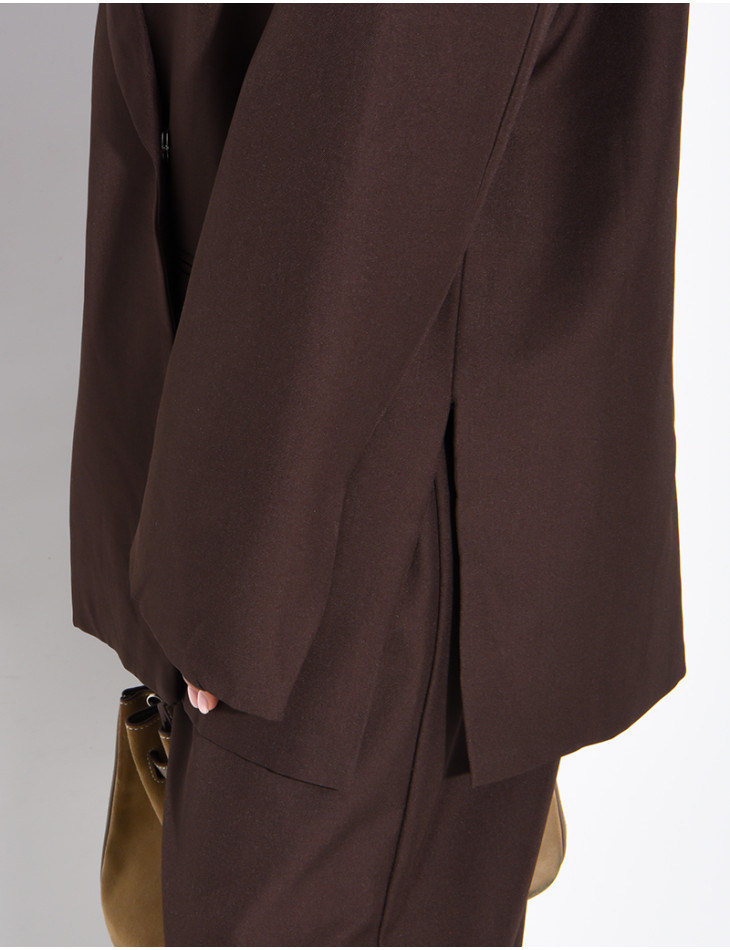 Ensemble de tailleur à blazer oversize à fentes