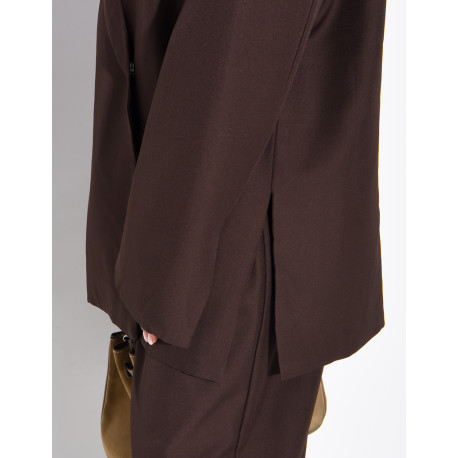 Ensemble de tailleur à blazer oversize à fentes