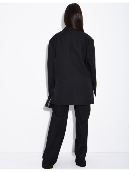 Ensemble de tailleur à blazer oversize à fentes