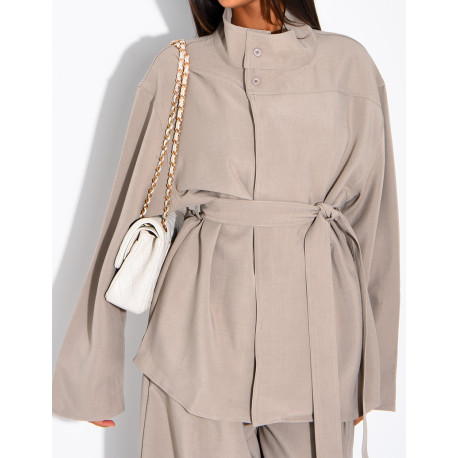 Two-piece set (jacket and trousers)