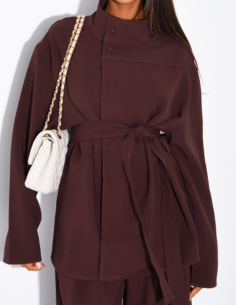 Ensemble pantalon et blouse...