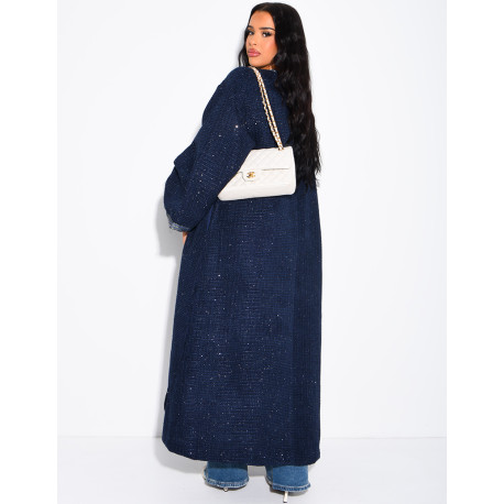 Kimono épais à liseré doré